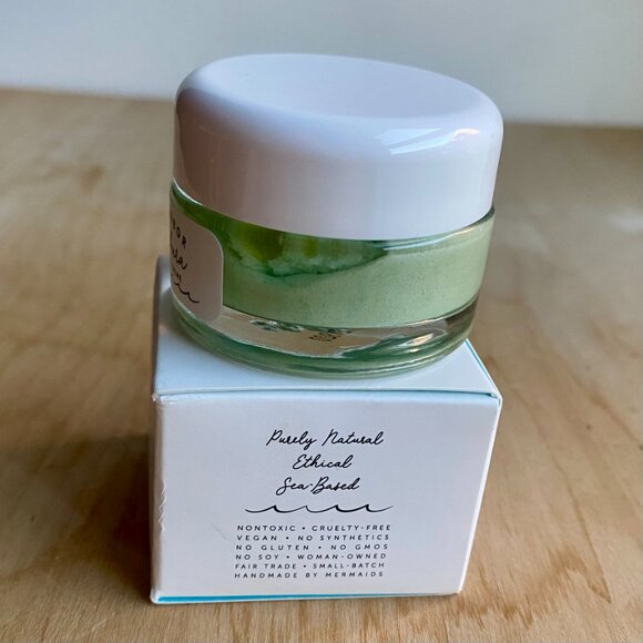 Earth Harbor Aqua Aura Reparative Eye Cream with Seaweed Collagen & Blue Tansy. - Picture 3 of 7